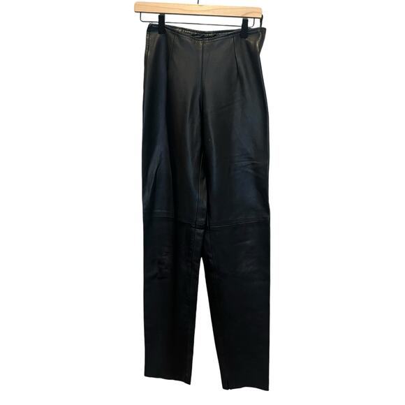 Vintage Genuine Leather Pants Size 4 - Picture 1 of 4